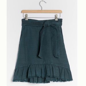 Anthropologie Pilcro Amora Ruffle Belted Mini